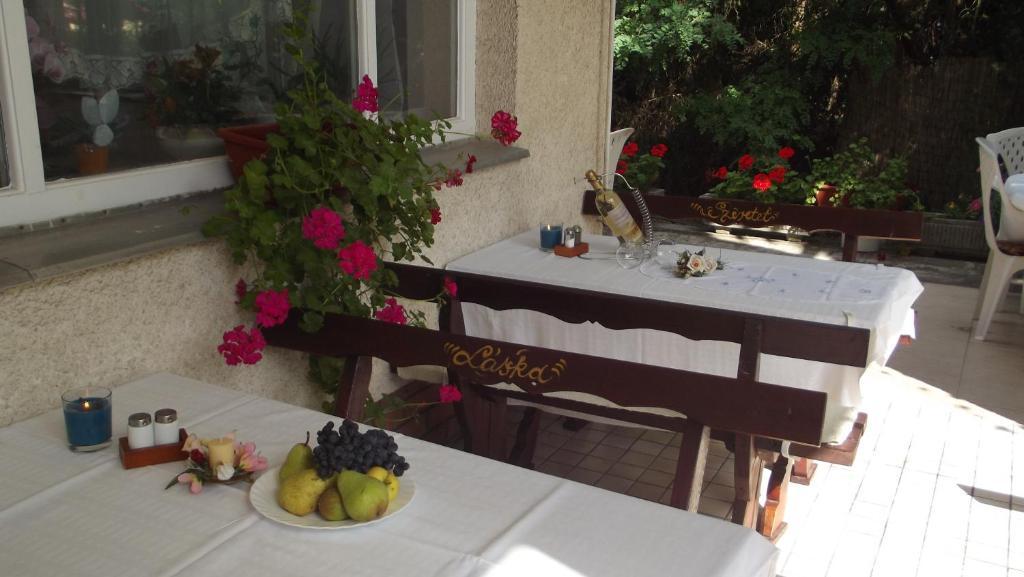 Alabastrom Panzio Es Etterem Bed & Breakfast Bogács Dış mekan fotoğraf